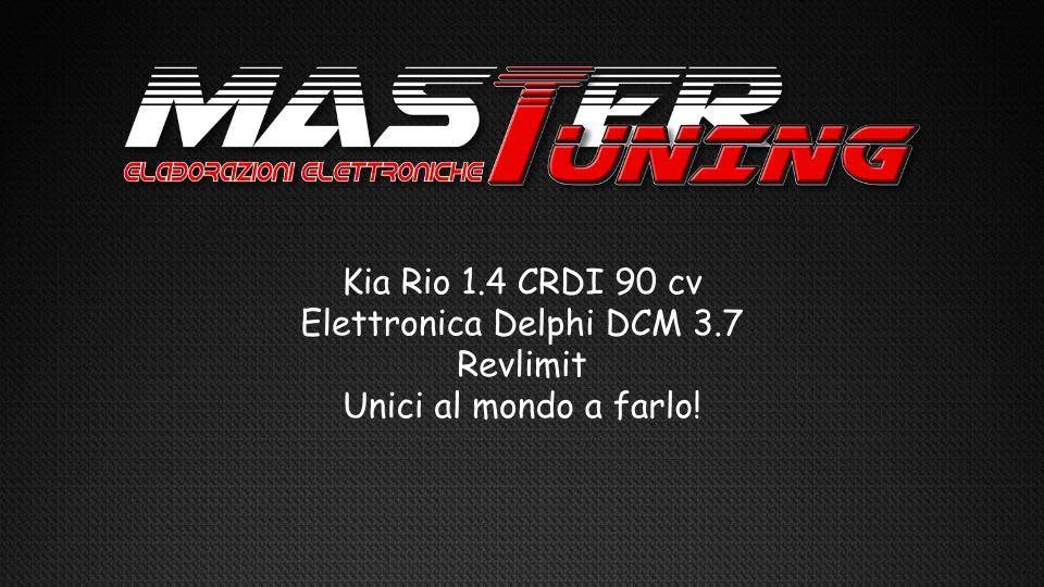 Video del Revlimit su Kia Rio 1.4 CRDI 90 CV – Elettronica Delphi dcm 3.7