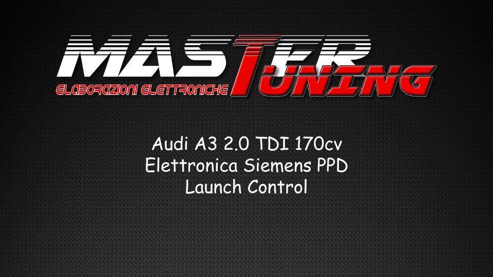 Video del launch control su Audi A3 2.0 170 CV!