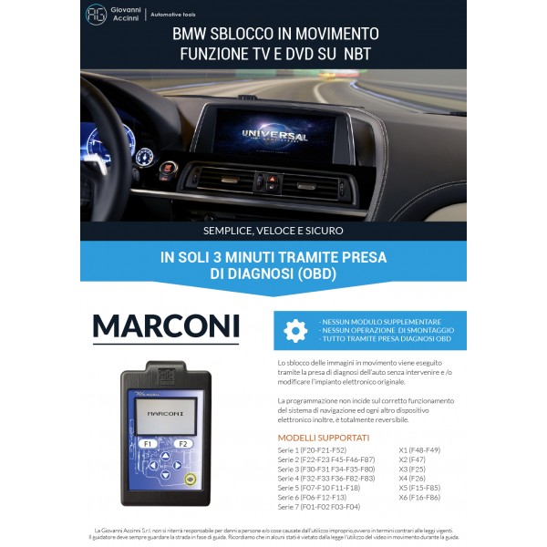 Marconi BMW sblocco TV-DVD — immagine 2