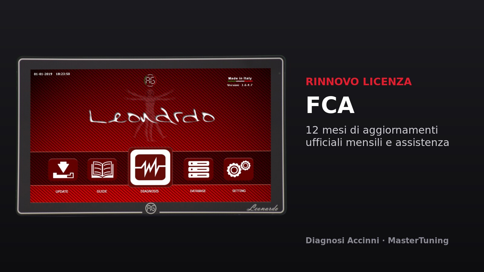 Rinnovo licenza diagnosi Accinni FCA