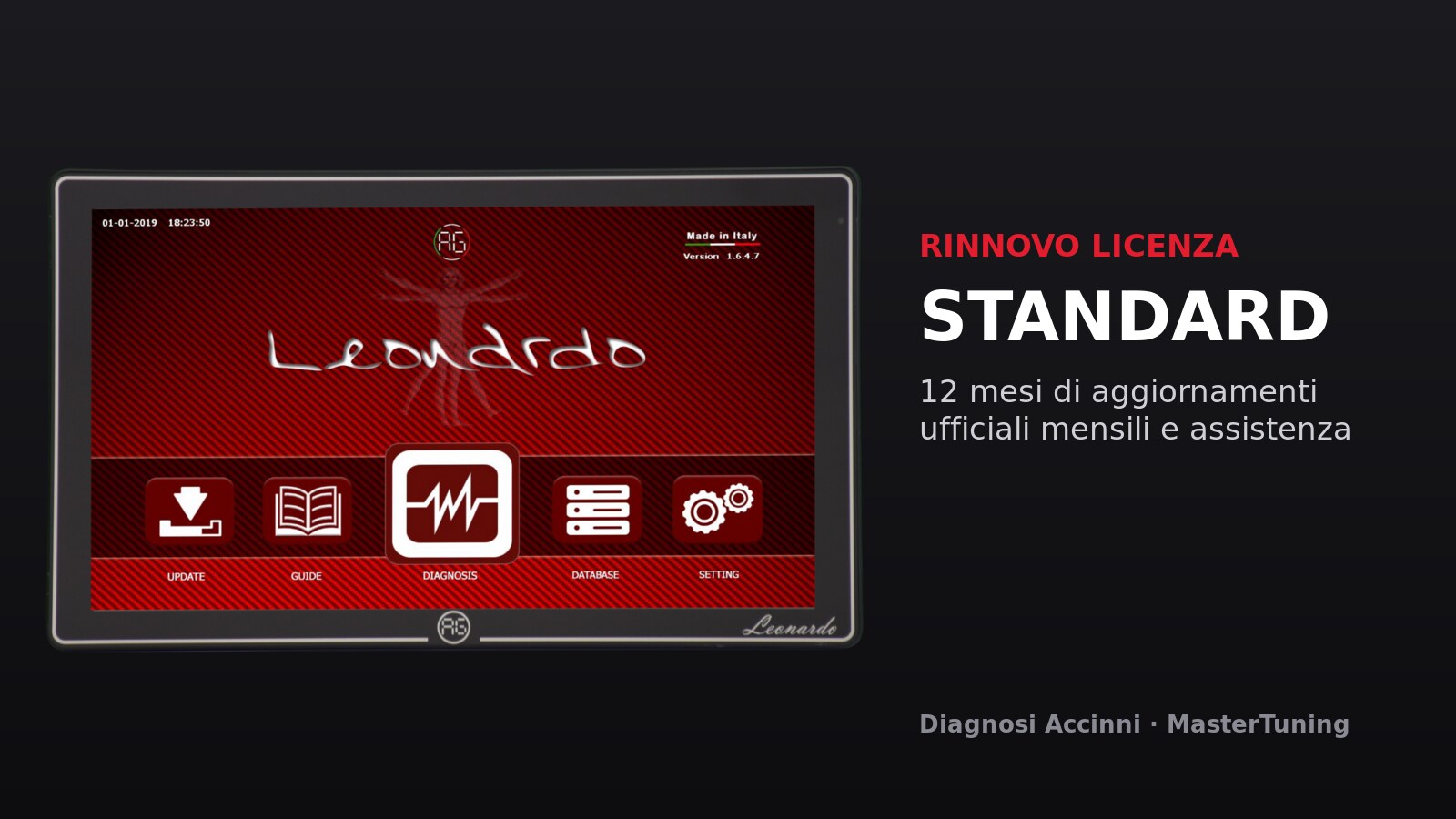 Rinnovo licenza diagnosi Accinni Standard